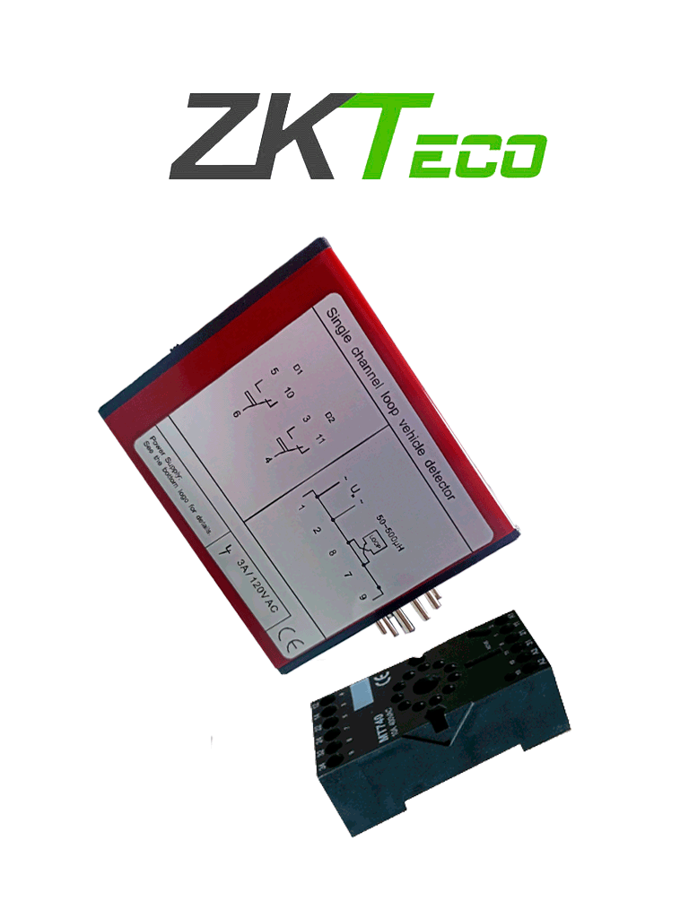 [PSA02-B] ZKTECO PSA02-B- Sensor de Masa para Control de Acceso Vehicular  / 110 VAC / 3A  / Un Canal / Nivel de Sensibilidad Ajustable  / Para Tráfico Pesado / Compatible con Barreras Wejoin / ZKTeco y Otras Marcas