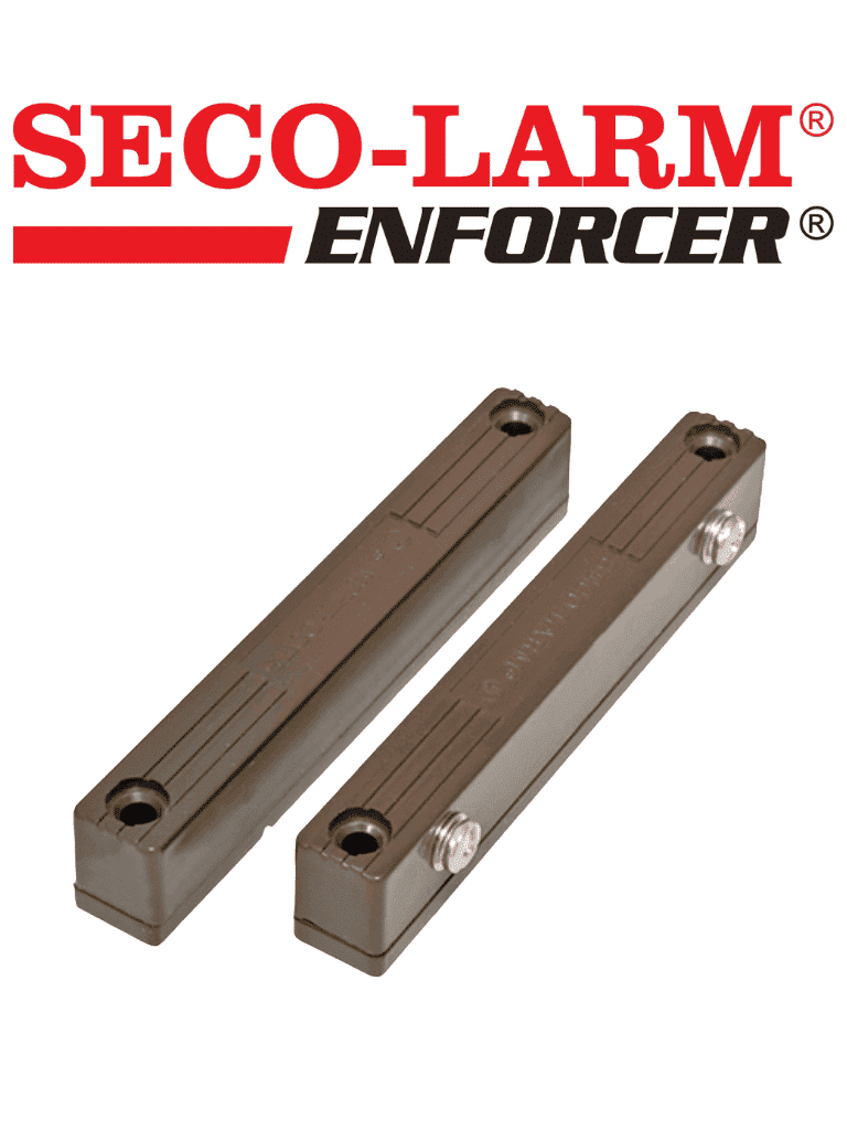 [SM-216Q/BR] Seco-Larm SM216QBR - Contacto Magnético Uso Rudo CAFE con terminales de tornillo Gap 2 3/4 (70mm)  Compatible paneles DSC / RISCO / BOSCH