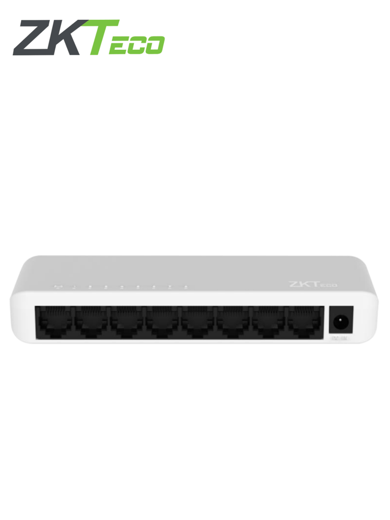 [ES-E8-5-G] ZKTECO ESE85G- Switch para Escritorio de 8 Puertos / Gigabit Ethernet  /  Diseño Compacto / Auto MDI/MDIX / Indicadores de funcionamiento / Carcasa de Plástico / No Administrable