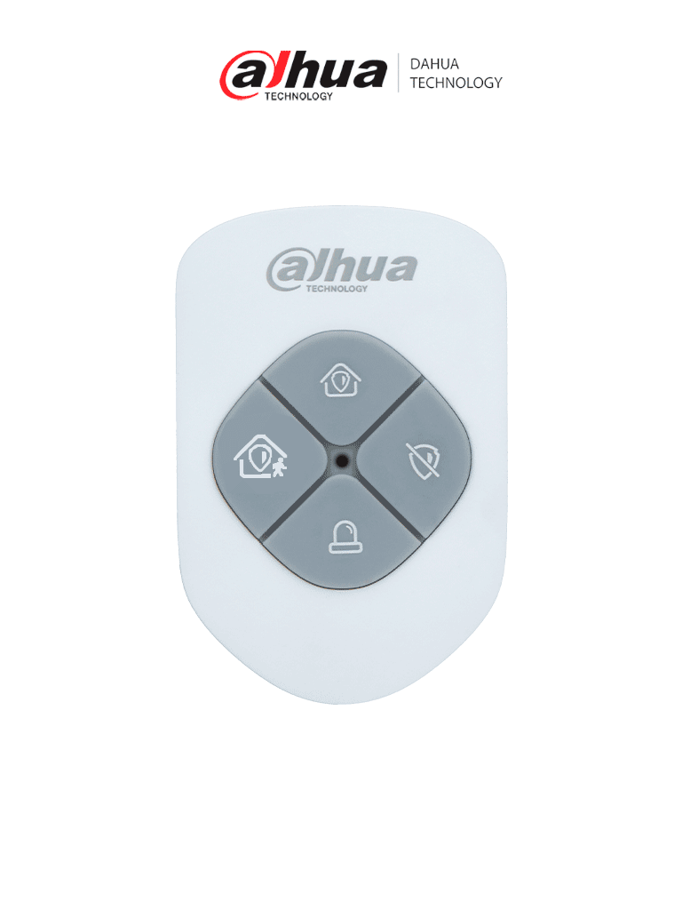 [DHI-ARA24-W2(915)] DAHUA DHI-ARA24-W2(915) - Control Remoto Tipo Llavero de 4 Botones, Compatible con el HUB 2.0 de 915 MHz, Armado - Desarmado - En Casa - Emergencia, Función de Salto de Frecuencia, Led Indicador de Estado Color Rojo o Verde