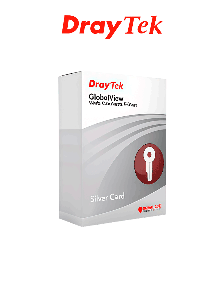 [SILVERCARD] DRAYTEK SILVERCARD - Licencia de filtrado de contenido web, compatible con Vigor 300B, 2960, 3220, IPPBX3510, 3900, 3910, 2962, 5510, 3912, válida por 12 meses