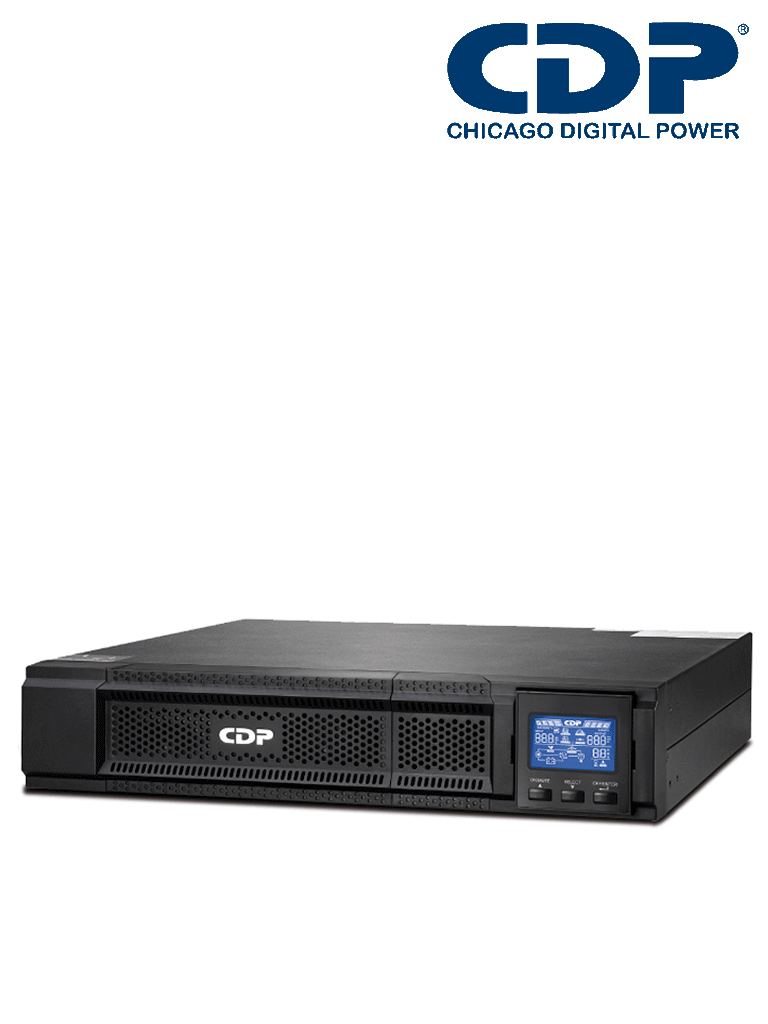 [UPO11-1RT] CDP UPO11-1RT - UPS / 1000VA / 900W / 8 Terminales / 4 Terminales programables / Pantalla LCD / 5min. a carga completa /