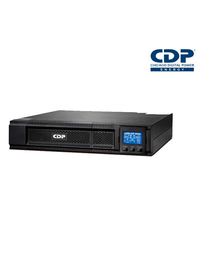 [UPO11-3RT] CDP  UPO11-3RT  UPS online / 3000VA / 2700W / Onda senoidal pura /  Rackeable / Pantalla LCD / 8 Terminales de salida NEMA 5-15R / Requiere clavija o adaptador NEMA 5-30R