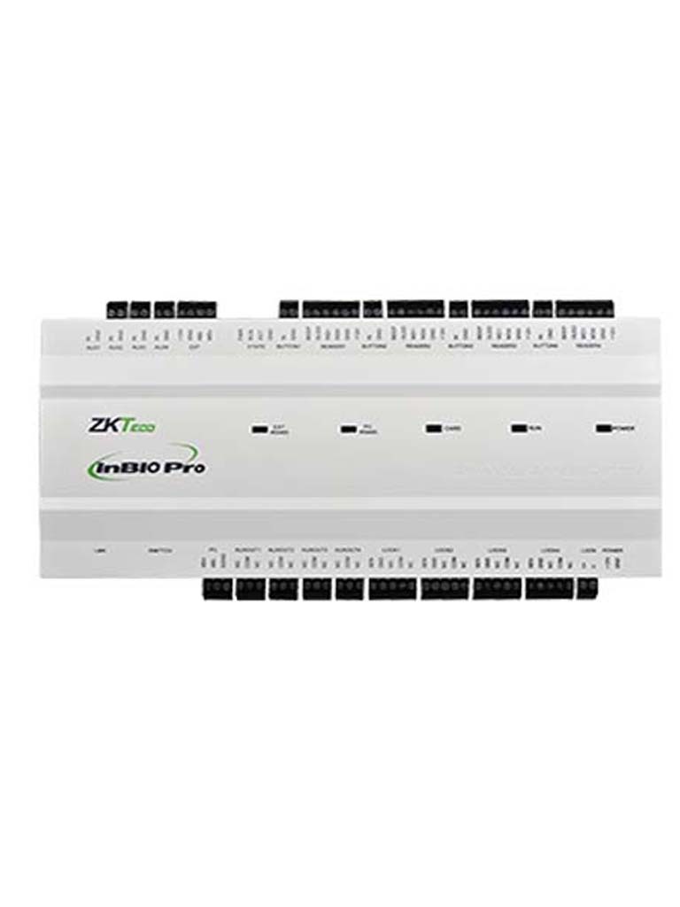 [INBIO460PRO] ZKTECO INBIO460PRO - Panel de Control de Acceso Avanzado / 4 Puertas / 20 mil Huellas / Push / Green Label / Requiere Licencia