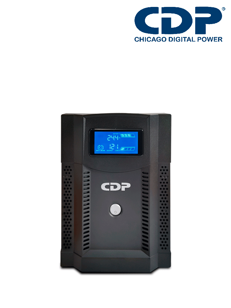 [UPRS1508] CDP UPRS1508 - UPS Iinteractivo / 1500VA / 1050W  / Onda senoidal pura / Voltaje de entrada 120VCA / 8 Terminales de salida