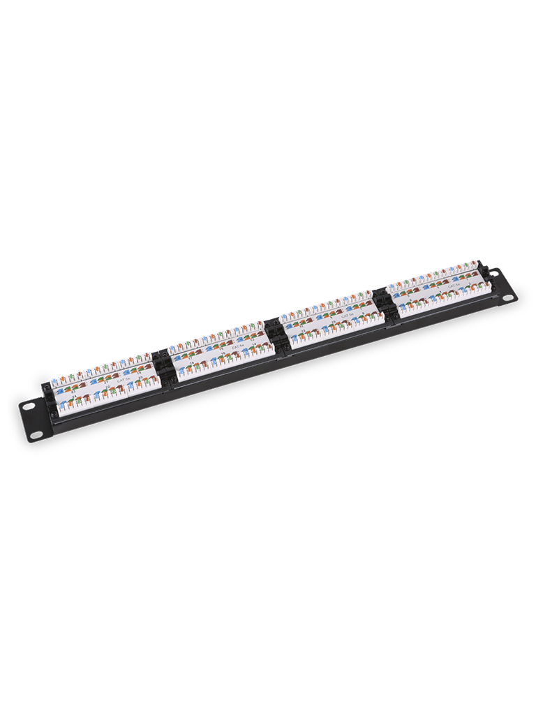 [P197-48N5] SAXXON P19748N5 - Patch Panel 48 puertos / CAT 5E / 19 Pulgadas / Montaje en rack / 2U