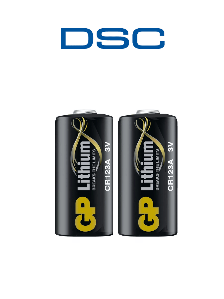 [BATT-PGX944] DSC BATTPGX944 - Batería de Litio 3.0 VCD Recargable para Detector PG9944 y PG9994 Paquete 2 baterías