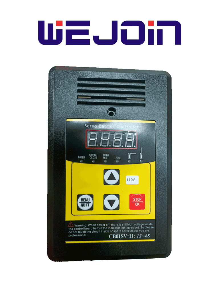 [WJBCP04] WEJOIN WJBCP04 - Panel de Control para Barrera Vehicular con Servo Motor de 1 a 6Segundos