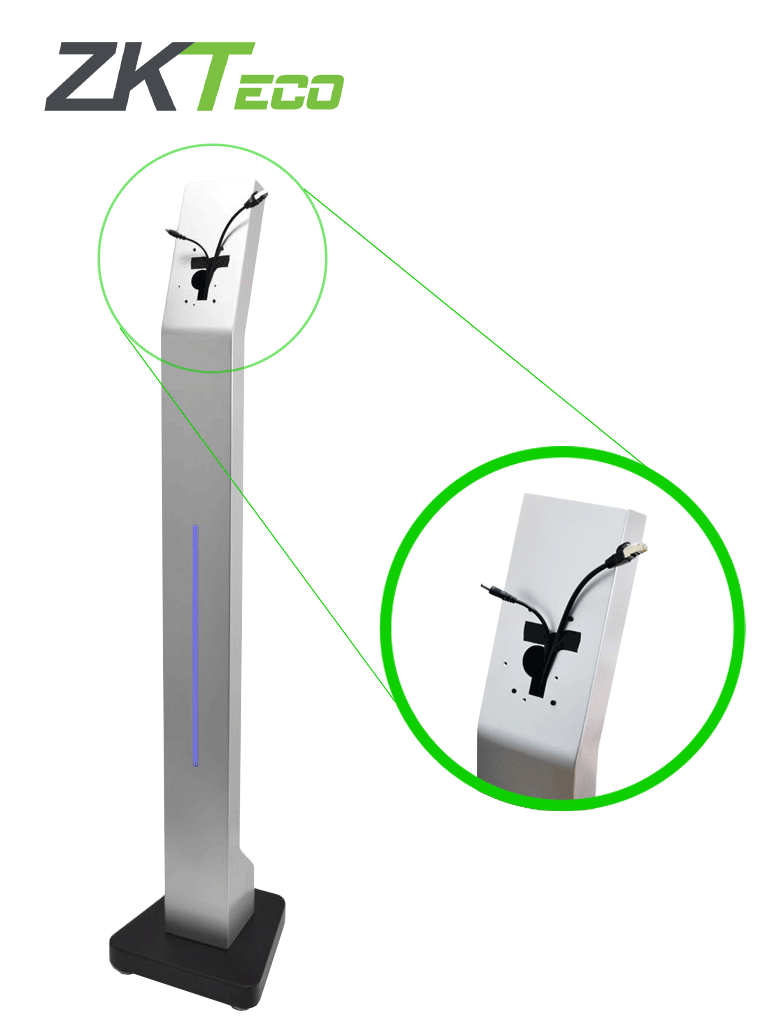 [FMB-05] ZKTECO FMB05 - Soporte para Interiores para Equipos de pared / linea SpeedFaceV5L, SpeedFaceH5L, Proface X y FaceDepot7BL / Altura: 131.5 cm/