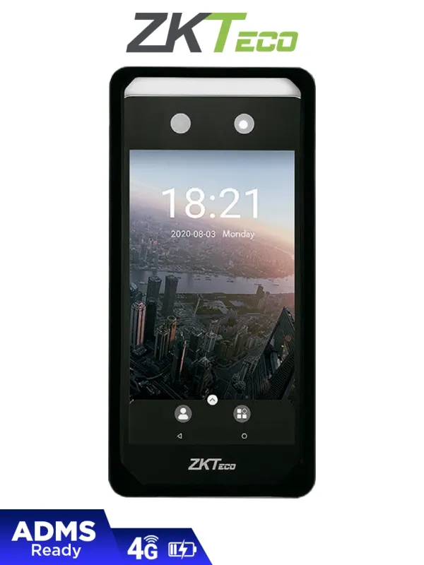 [HORUS-E1 - BAT] ZKTECO Horus-E1 - Control de Asistencia Visible Light portátil  con Autenticación Facial (6000 Rostros), Registro de 100,000 Eventos, Batería de Respaldo, Conectividad Wifi y Chip 4G