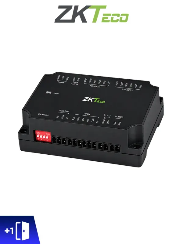[DM10] ZKTECO DM10 -  Expansor para Panel de Control de Acceso C2-260 ZKT0720004 para Aumentar 1 Puerta por medio de RS485 / Agregando el Expansor DM10 puedes Aumentar y Controlar hasta 8 Puertas / Cuenta con Comunicación Wiegand /