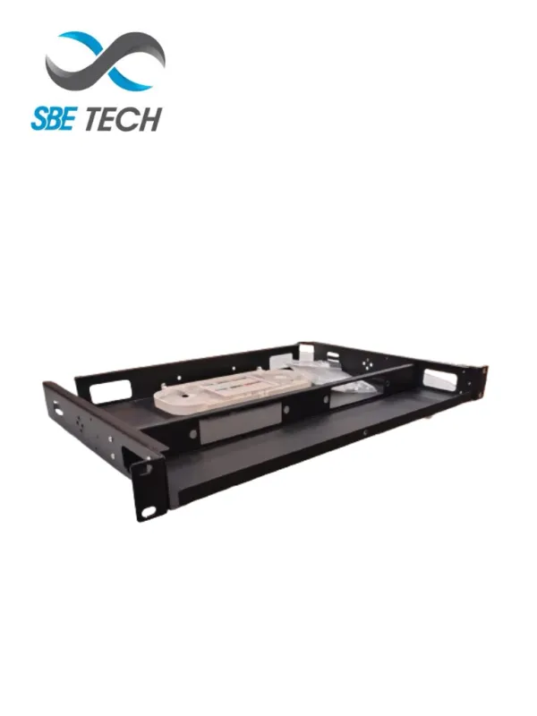 SBE TECH SBE-DFO12 - Distribuidor de Fibra Óptica recibe hasta 2 placas con 6 acopladores, 1UR.