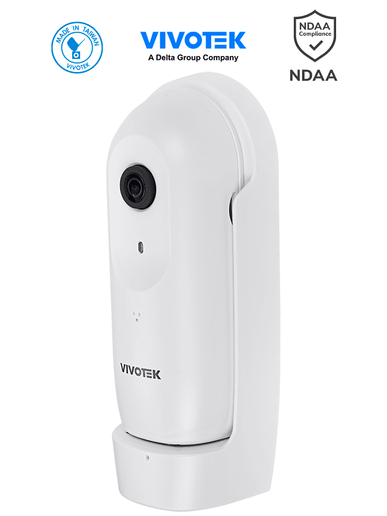 [CC9160-H] VIVOTEK CC9160-H - Cámara IP Panorámica para interior, 2 MP, WDR Pro, Visión 180º, Ciberseguridad Trend Micro, Smart Stream III, Micrófono Integrado, Visión SNV, Conectores DI/DO, ONVIF