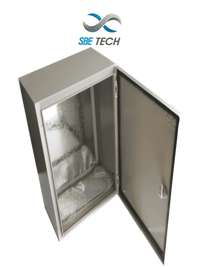 [SBE-504025] SBE TECH SBE-504025 - Gabinete metálico, 500x400x250 mm, grado IP 65 NEMA 4