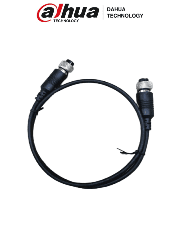 [MC-AF6-RJ45FAF6] DAHUA  MC-AF6-RJ45FAF - Cable Tipo Aviación M12 de 6 a 4 Pines/ Compatible con Switch Movil/