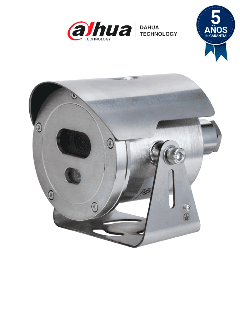 [DH-ECA2A1400-HN] DAHUA DH-ECA2A1400-HN  Cámara  Bullet Antiexplosiva  4MP/ Lente 4mm/ Starlight/ SMD/ IR 30 metros/ Smart H.265+/ Min. iluminación 0.005 lux/ Detección de Humanos/ PoE/ IP68. Certificación ATEX e IECEx/