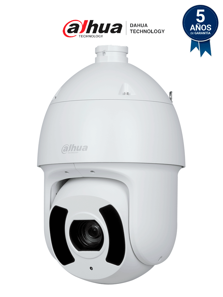[DH-SD6CE445GB-HNR] DAHUA DH-SD6CE445GB-HNR Cámara PTZ IP de 4MP con tecnología Starlight y zoom óptico 45x. Alcance IR de 250m, Autotracking 3.0, Protección Perimetral, Detección de rostros, SMD 4.0, Quick Pick, certificaciones IP67 e IK10.
