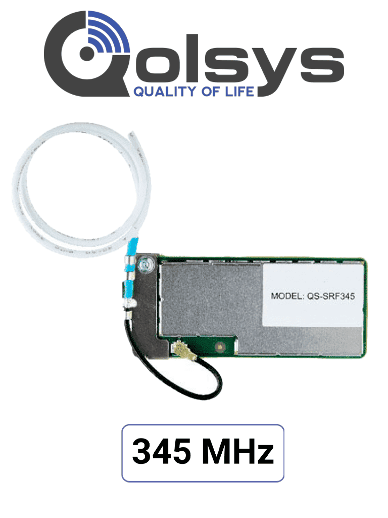 [QC0005-840] Qolsys IQCard 345 MHz -  Permite retomar instalaciones que utilizan sensores en 345MHz y actualizar el sistema con los nuevos paneles IQ panel de 4ta generación