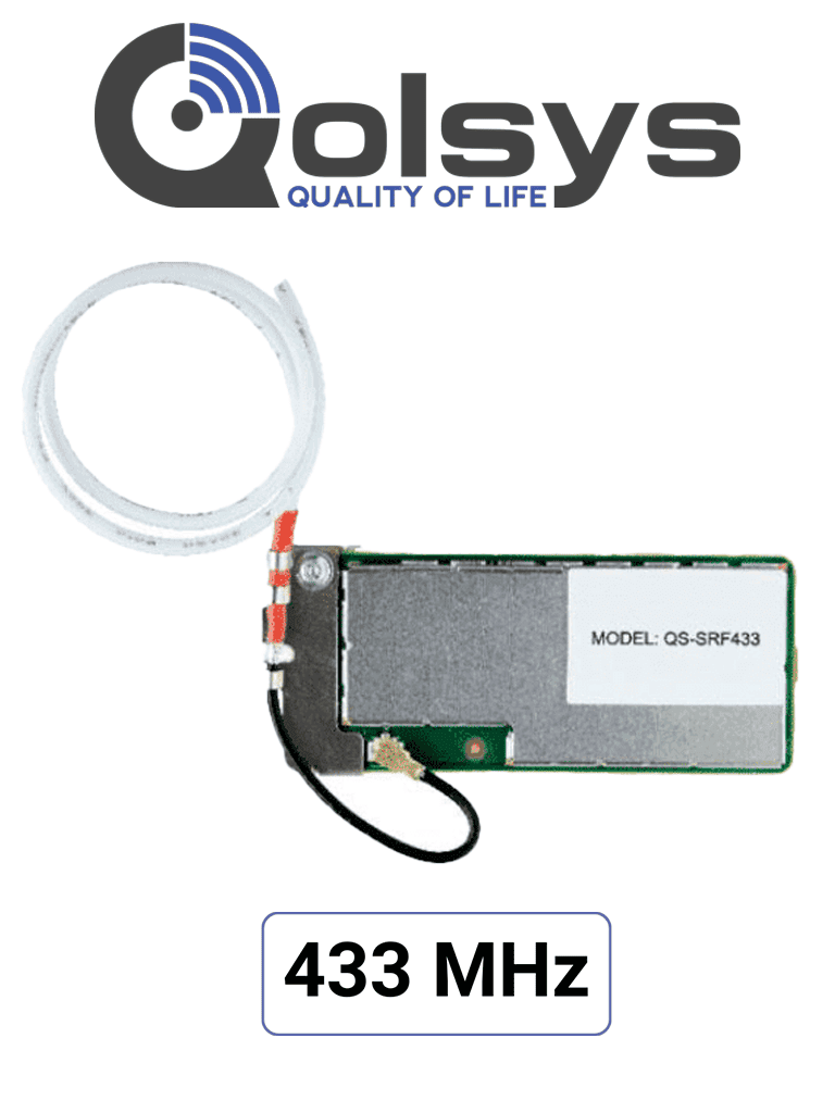 [QC0004-840] Qolsys IQCard 433 MHz -  Permite retomar instalaciones que utilizan sensores en 433MHz y actualizar el sistema con los nuevos paneles IQ panel de 4ta generación