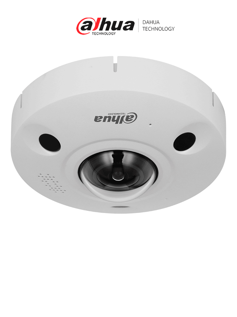 [DH-IPC-EBW8842-AS] DAHUA  DH-IPC-EBW8842P-AS Cámara IP Fisheye 8 MP WizMind/ IR 10 mts/ 1.85mm/ Mapa de Calor/ Conteo de Personas/ H.265+ / E&S Alarma y Audio/ Ranura para MicroSD/ Altavoz/ PoE/ IP67/ IK10