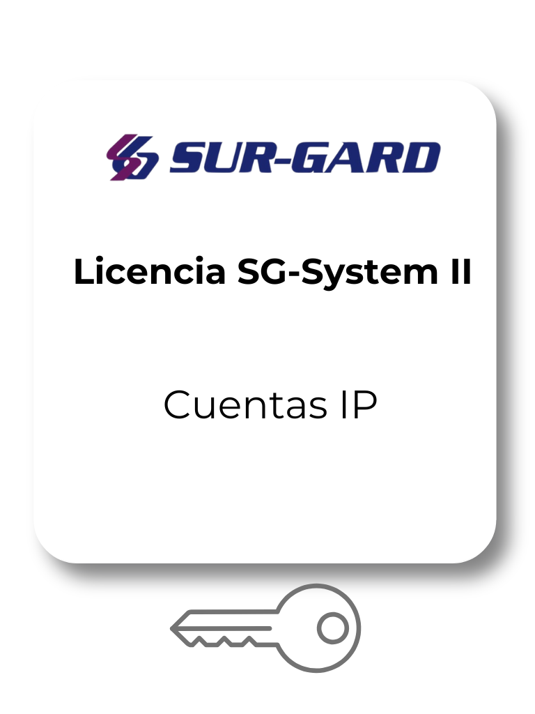 [SG-SYS21536IP] DSC SG-SYS21536IP- Licencia SG-System II para habilitar segunda tabla de 1536 cuentas IP