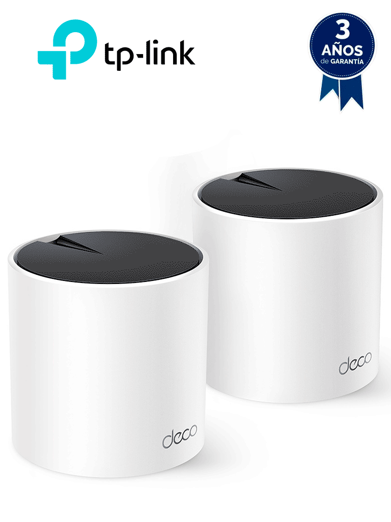 TP-LINK - DECO X55(2-pack) / Sistema Wi-Fi 6 Mesh AI Doble Banda AX3000 / Paquete con 2 piezas
