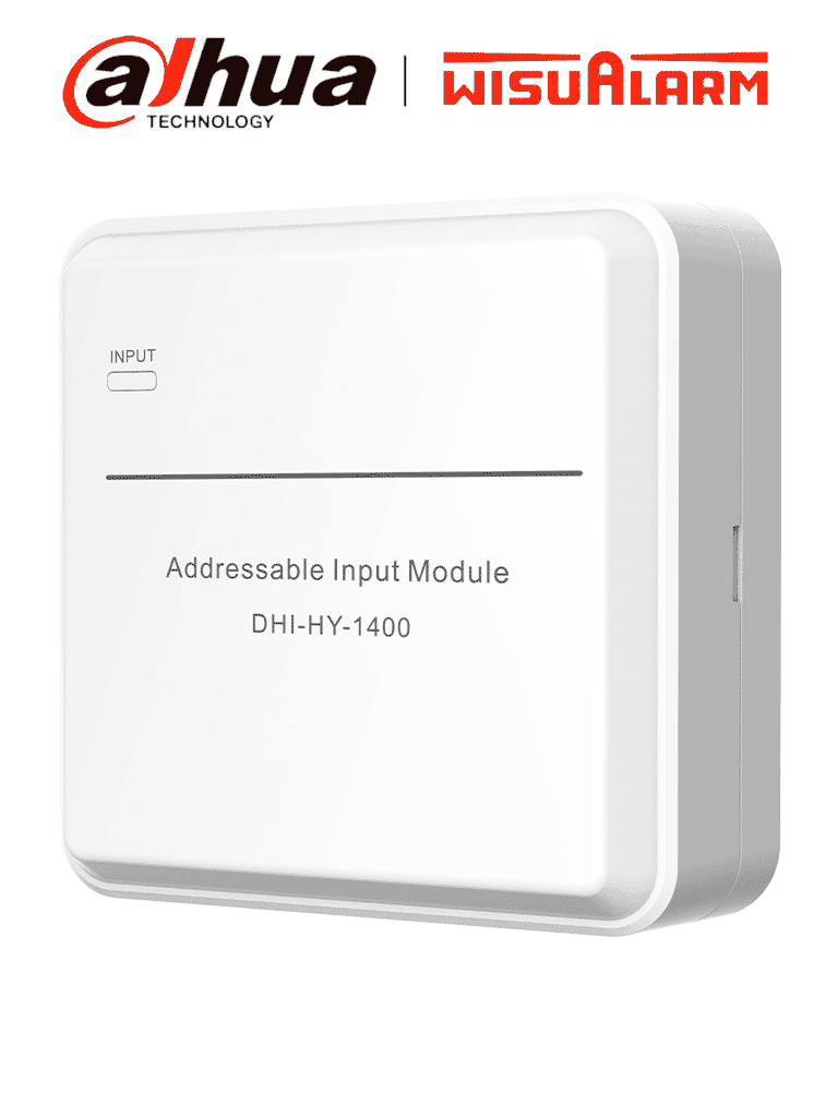 [DHI-HY-1400] DAHUA WISUALARM HY-1400 - Modulo de Entrada Direccionable/ 2 hilos/ Cumple con Estandar: EN54-18/ Microprocesador Integrado/ Rendimiento Estable/ 24 VDC/