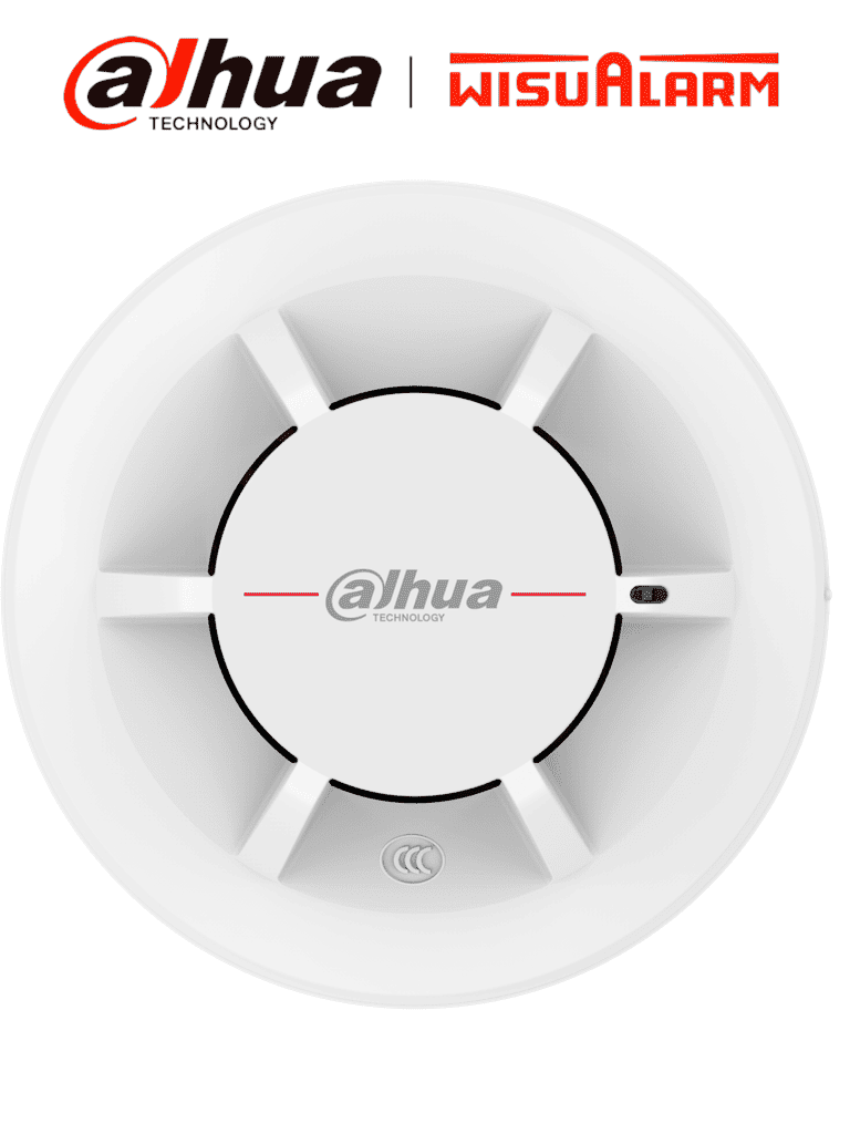 [DHI-HY-C131] DAHUA WISUALARM DHI-HY-C131-Detector d Humo Fotoelectrico Convencional de 2 Hilos,Alarma visual y audible Con Cámara Fotoelectrica Dual para Detección Eficiente, Cumple con Estándar 54-7:2018,Algoritmo BLC d Ajuste Automático