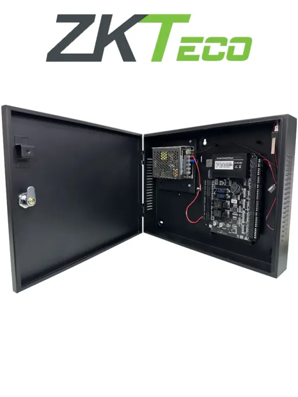 [C3-200 PLUS PACKAGE B] ZKTECO C3200Plus- Panel de control de acceso RFID, 2 puertas, 4 vías, capacidad para 100,000 usuarios y tarjetas, capacidad de código QR, Push SDK