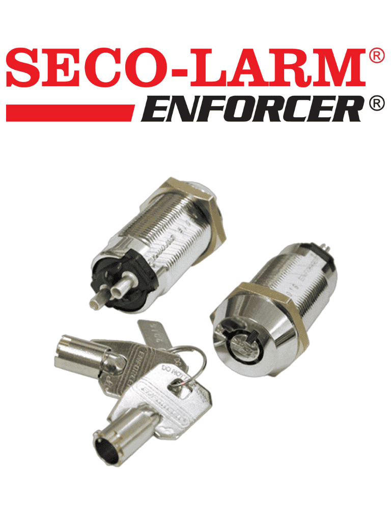 Seco-Larm SS-090-2H1 - Interruptor tubular con llave