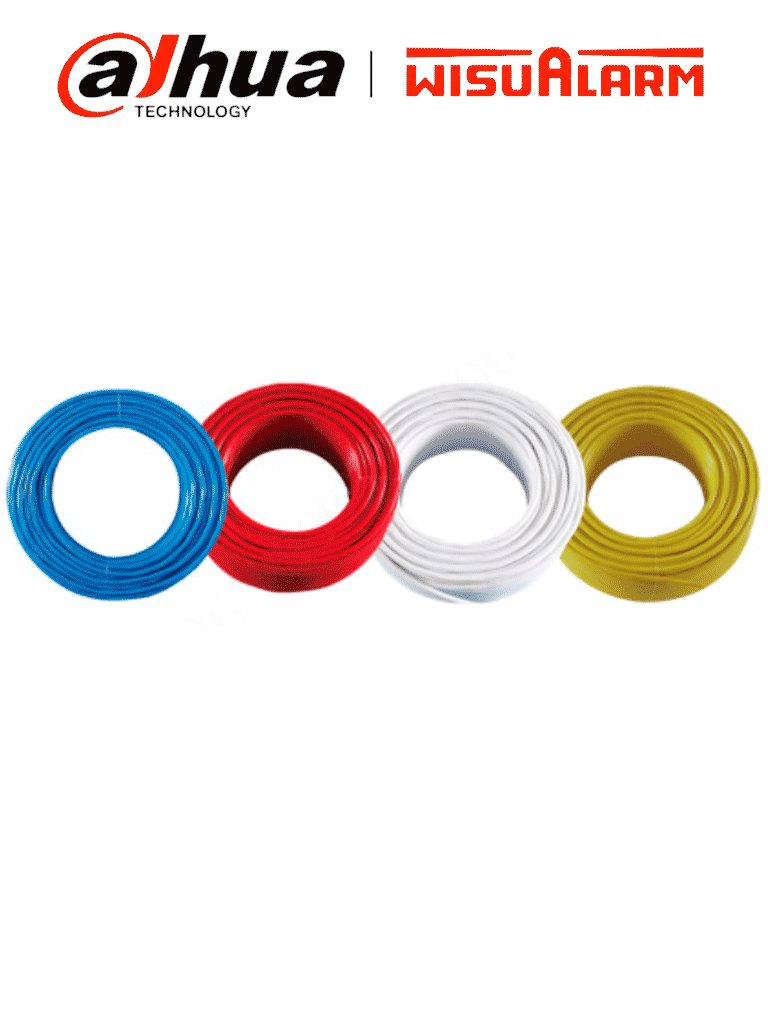 [DHI-HY-TSC-40DA-68] DAHUA WISUALARM DHI-HY-TSC-40DA-68-200 - Cable de detección de calor lineal (convencional), Color Azul, Acero, Temperatura de alarma de 68°C, 200 metros