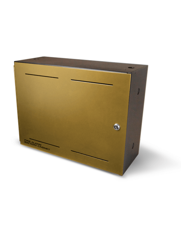 [BC-1] KIDDE BC1 - Gabinete de Baterías / Puerta Bronce / Soporta baterías de hasta 40 Ah