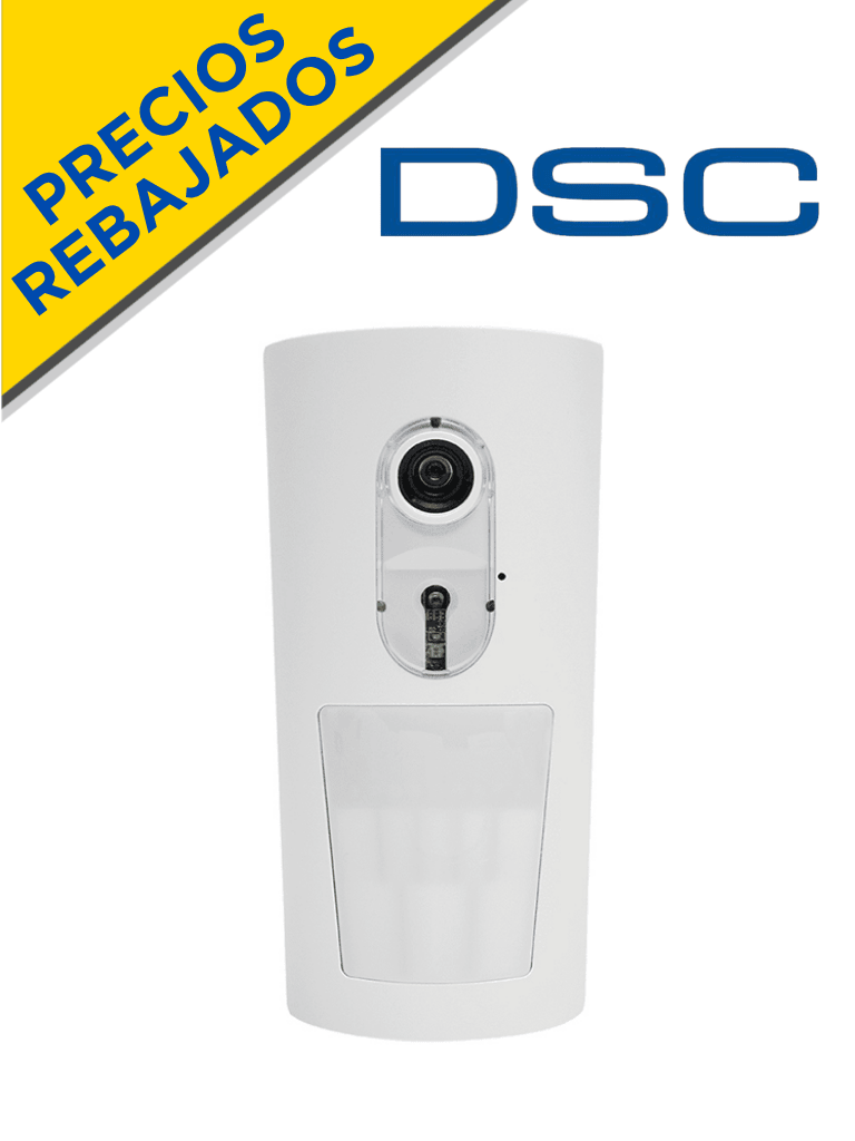 DSC PGP9934P - Detector de Movimiento con Cámara de fotogramas Inalámbrico Power G PLUS compatible con NEO, PRO, Qolsys e IoTega