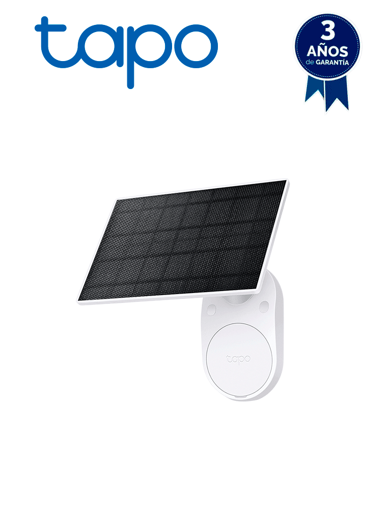 [TAPO A201] Tapo A201 Panel solar Energía Solar, Utiliza energía solar gratuita y limpia para proporcionar un suministro de energía constante para tus cámaras Tapo alimentadas por batería, Instalación Sencilla.