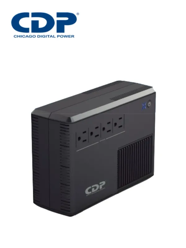 [R-UPR604] CDP R-UPR604 UPS interactivo CDP de 600VA/300Watts con 4 terminales de salida Nema 5-15R con respaldo/AVR y supresión de pico