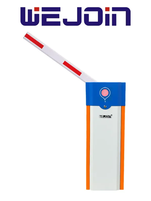 WEJOIN WJCB101VFIR34 - Barrera Vehicular Derecha de Alto Flujo con Motor de 24 Vcc, Fuente de Alimentación de 110 Vca, Brazo Octagonal de 4.5 Metros, Velocidad de 3 Segundos y Dirección Ajustable