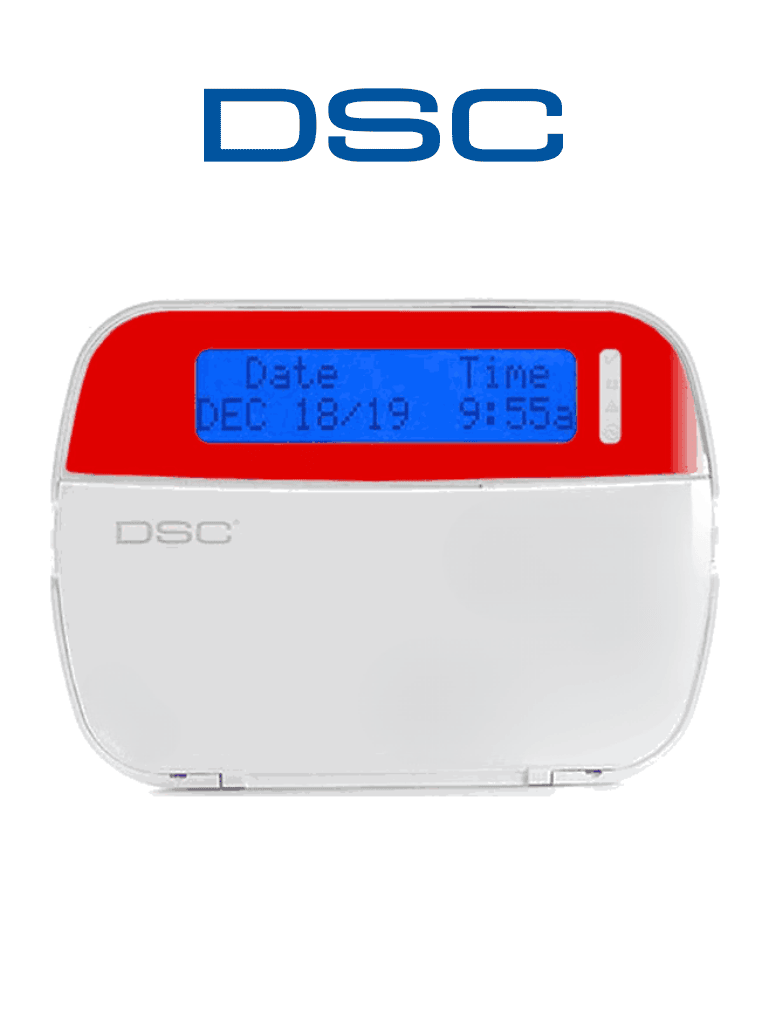 DSC HS2LCD RED - Teclado Cableado LCD Alfanumérico ROJO  admite 128 zonas compatible con NEO