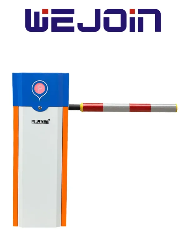 WEJOIN WJCB101VFHL14RCF - Barrera Vehicular Alto Flujo Izquierda 24VDC | Apertura 1s | Brazo 4m Fibra de Carbono | Sistema Abatible | Control de Acceso | Ideal Para Sistemas de Estacionamiento