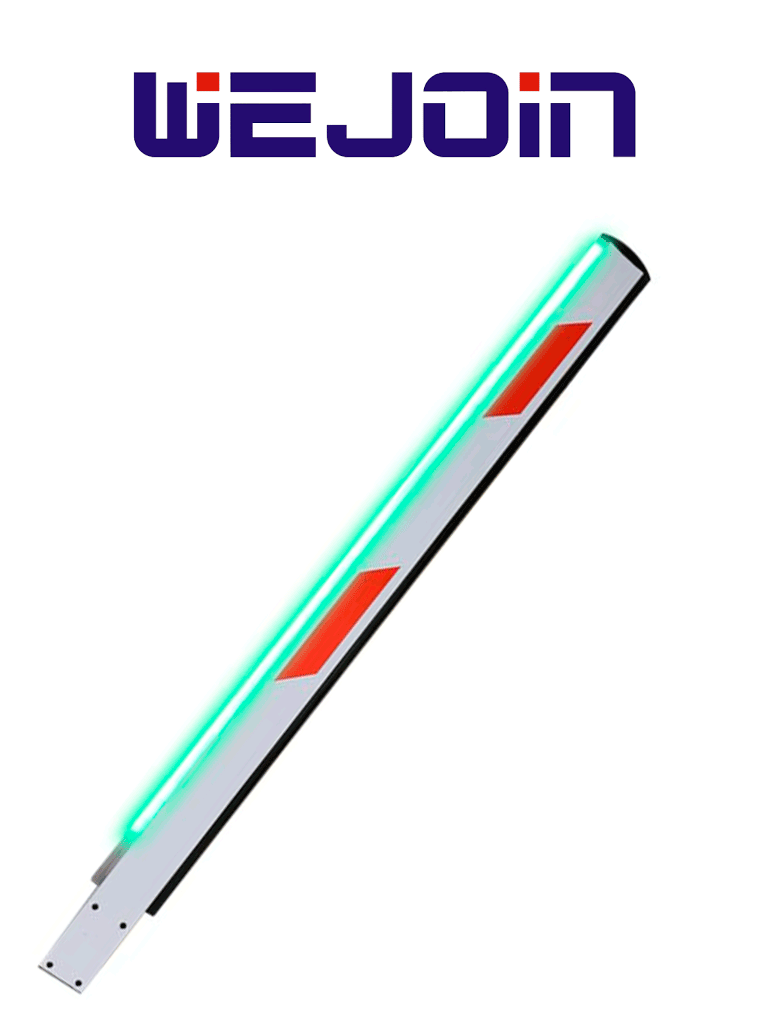[WJLBM4L] WEJOIN WJLBM4L - Brazo recto Izquierda LED tipo rectangular de 4 metros / Compatible con barrera  LED izquierda