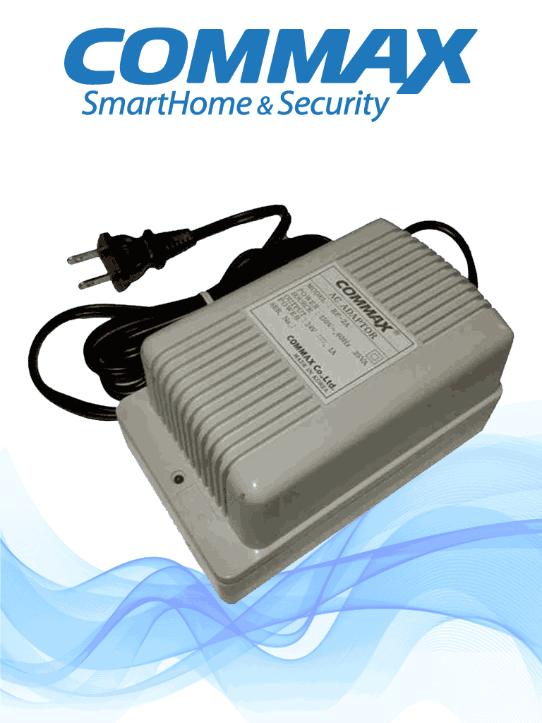 [RF-2A] COMMAX RF2A - Fuente de alimentación 24V DC 1A distribuidores de piso y edificio de la línea departamental de videoporteros Modum y de audio