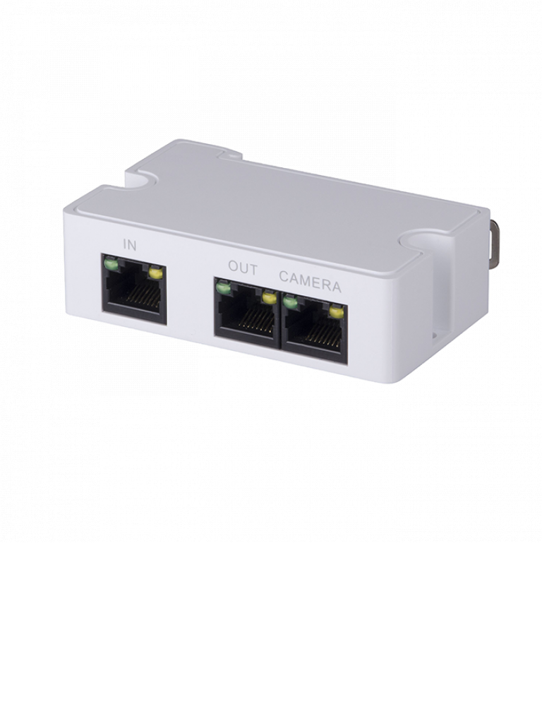 [DH-PFT1300] DAHUA PFT1300 - Extensor  PoE &  PoE plus pasivo / 2 Puertos / Conexión en cascada hasta 300 Mts / 2 Puertos Fast Ethernet