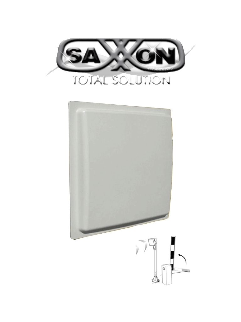 [SAX-R2657] SAXXON SAXR2657 - Lectora de Tarjetas UHF para Control de Acceso Vehicular / 902 A 928 Mhz / Lectura de Largo Alcance de 1 a 10 metros / Encriptable / Compatible con Enrolador FC06
