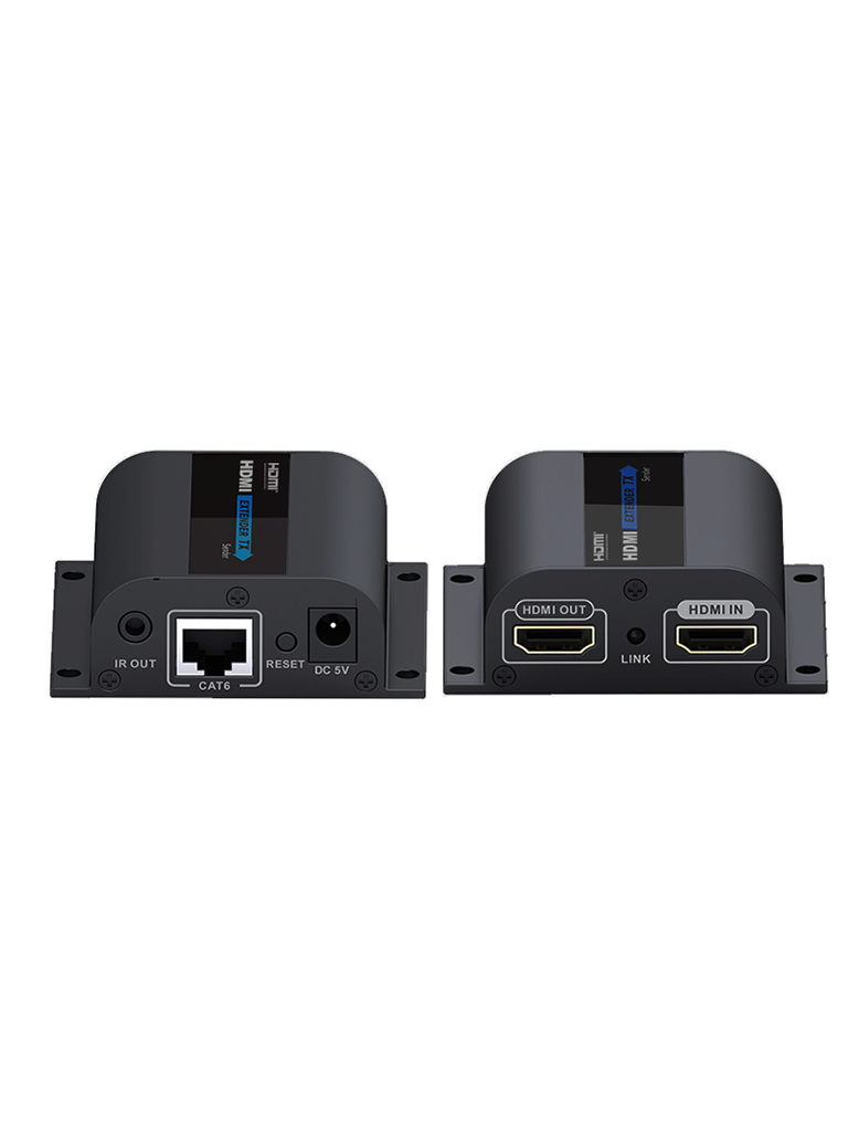 [LKV372PRO] SAXXON LKV372PRO- Kit extensor de video HDMI/ Resolucion 1080p/ CAT 6/ 6A Cobre / Hasta 50 metros/ Loop HDMI en transmisor/ Transmisor IR/ Plug and play