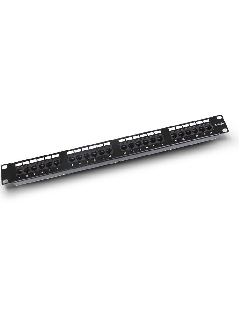 [P197-24N5] SAXXON P19724N5 - Patch Panel 24 puertos / CAT 5E / 19 Pulgadas / Montaje en rack / 1U