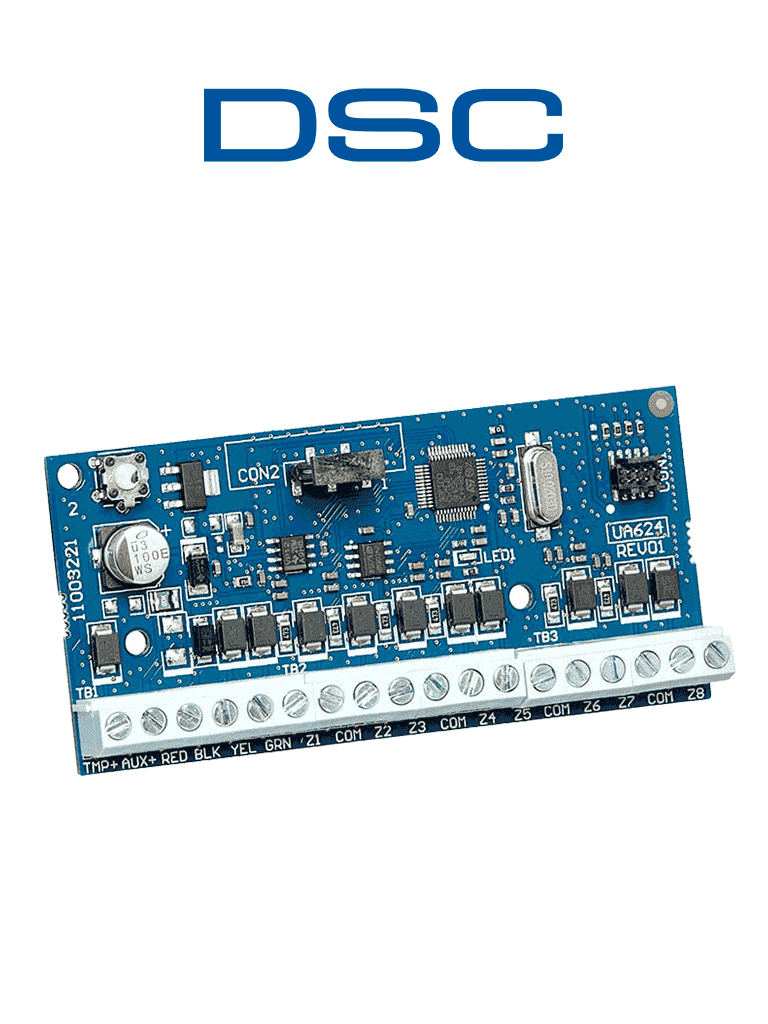 [HSM2108] DSC HSM2108 - Módulo Expansor de 8 Zonas Cableadas compatible con panel NEO, PRO