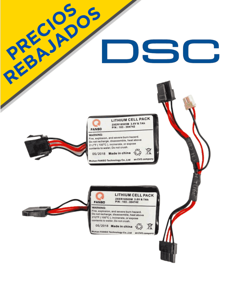 DSC BATTPGX901/X911 - Neo Bateria de LITIO 3.6 VCD @ 7 AH para PG9901 BATT / PG9911B BATT