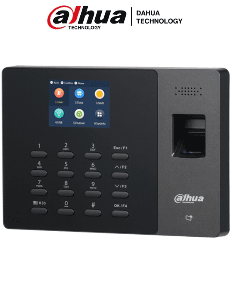 [DHI-ASA1222G] DAHUA ASA1222G - Control de Asistencia StandAlone con Batería Incluida/ 1,000 Usuarios, Passwords y Tarjetas Mifare (IC Card)/ 2,000 Huellas/100,000 Registros/ 24 Periodos de Asistencia y 20 Departamentos/ Comunicación TCP/IP/ Puerto USB