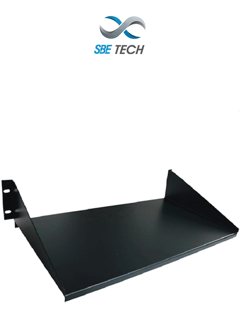 SBE TECH SBE-CT1910 - Charola para rack fija medidas 10" (25.4 cm) de profundidad  x 19" (48.26 cm) de ancho, 2 Ur