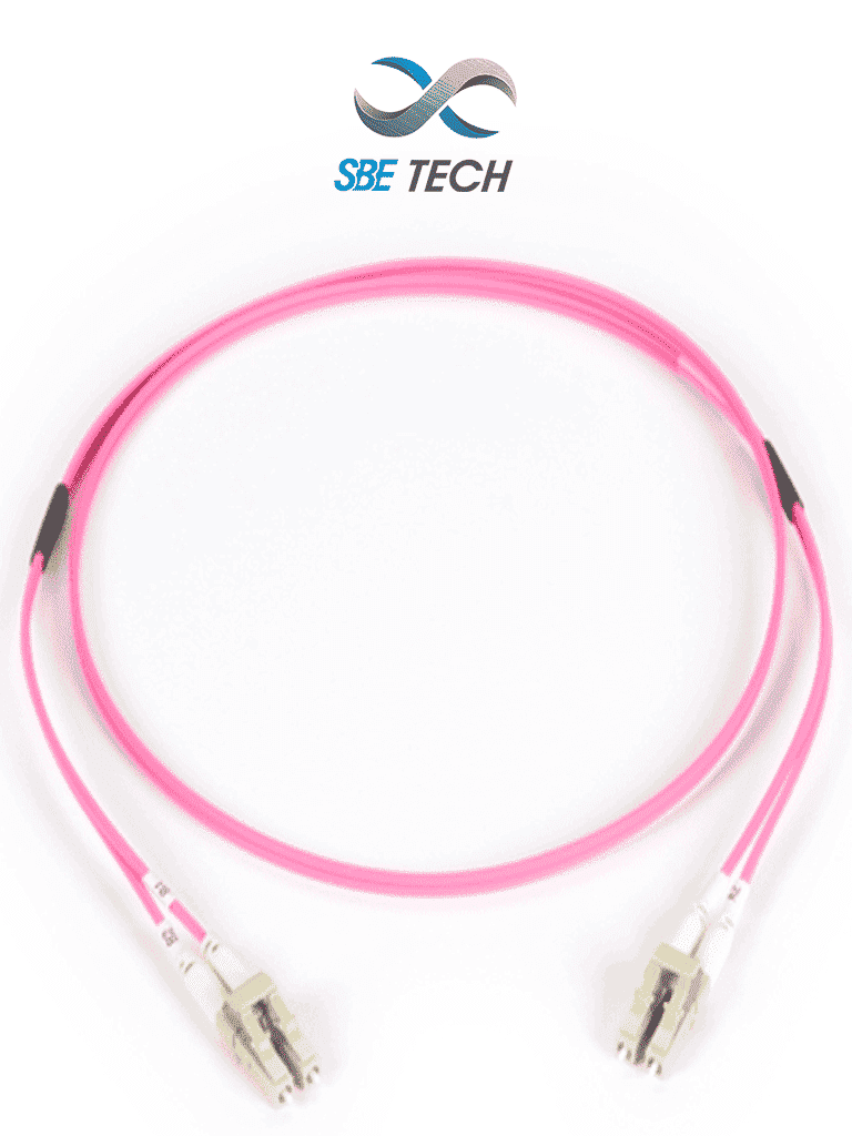 [SBE-JUMLC-LC-1M50] SBE TECH SBE-JUMLC-LC-1M50 -  Jumper LC-LC, MM 50/125µm OM4, dúplex, 2mm, 1 metro, con conectores UPC