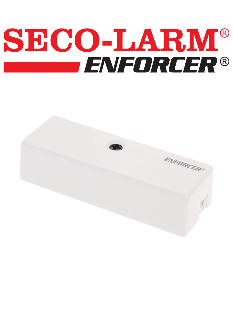 [SS-040Q/W] Seco-Larm SS040QW - Detector Mini de vibraciones para circuitos cerrados para proteger paredes, ventanas y techos / Compatibles paneles DSC, Bosch, Risco /
